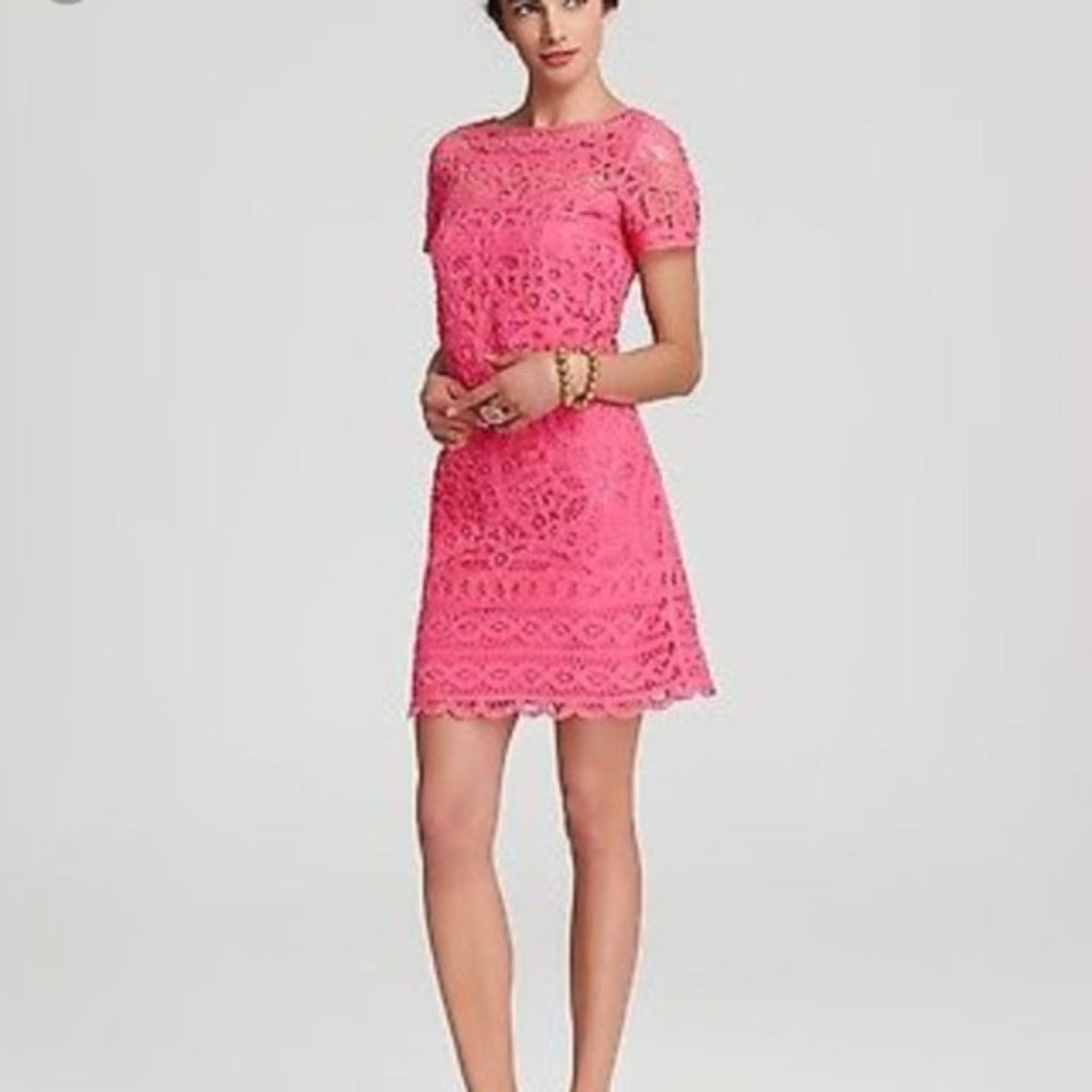 💥 Lilly Pulitzer pink Mary Kate dress size medium